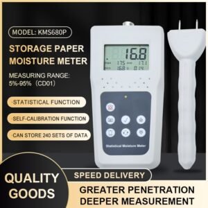Paper Moisture Meter with Memory – KMS680P