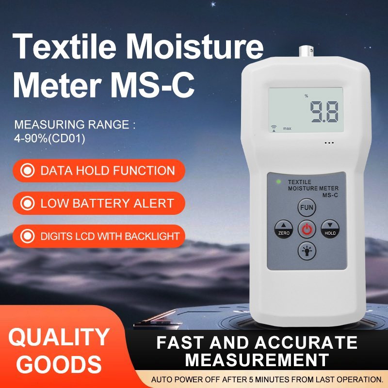 textile moisture meter for garment & wool – ms c textile moisture meter for garment & wool – ms c