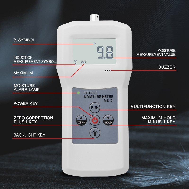 textile moisture meter for garment & wool – ms c textile moisture meter for garment & wool – ms c