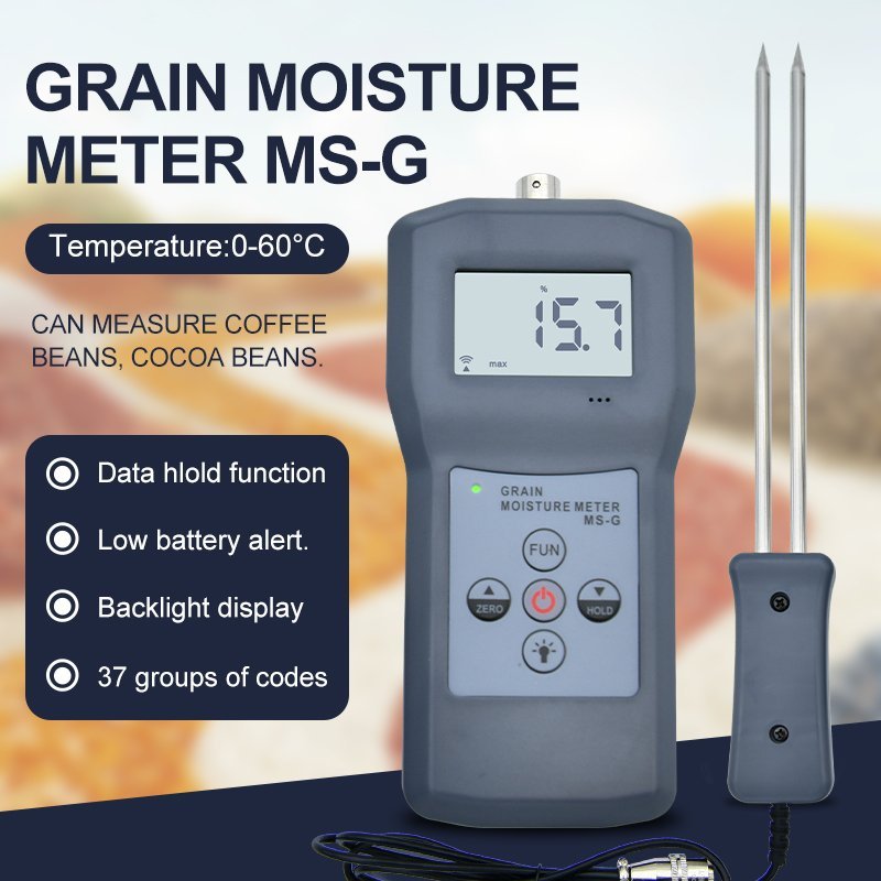 Grain Moisture Meter with 36 Crop Codes – MS-G