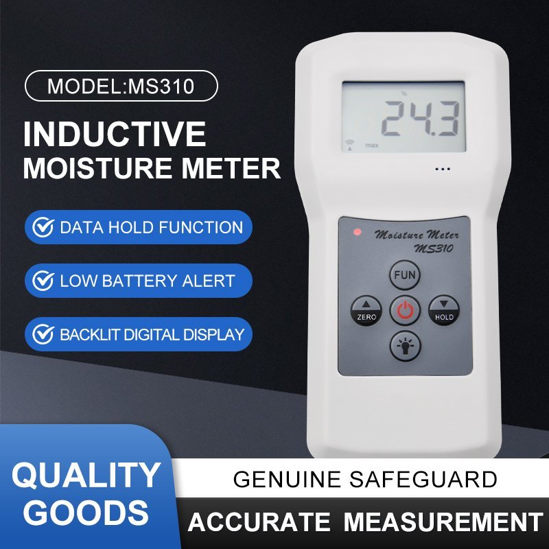 Inductive Moisture Meter, 20 Material Codes – MS310