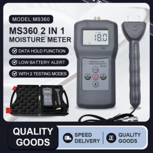 2-in-1 Pin & Inductive Moisture Meter – MS360