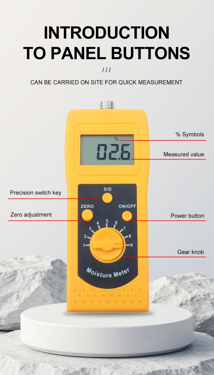 High Frequency Moisture Meter for Soil & Powder Materials – DM400 – detailed specification image
