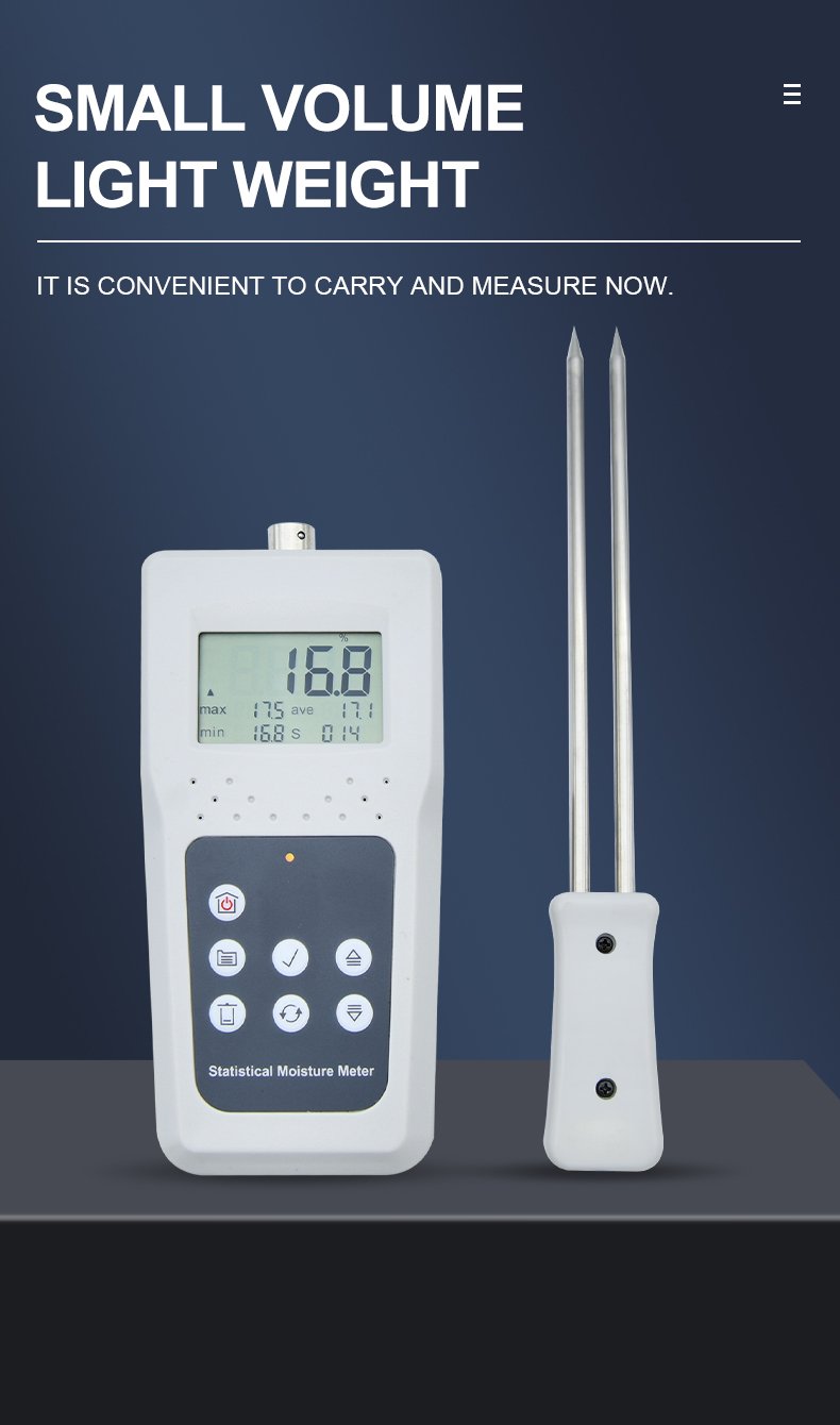 Grain Moisture Meter with Memory Storage – KMS680G – detailed specification image