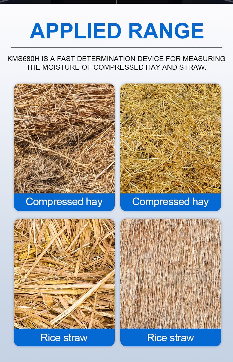 Hay & Straw Bale Moisture Meter with Memory, Standard Probe – KMS680H-S – detailed specification image