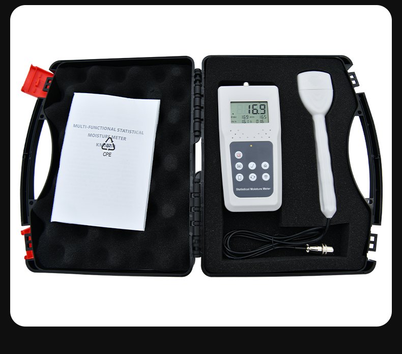 Paper Moisture Meter with Memory – KMS680P – detailed specification image