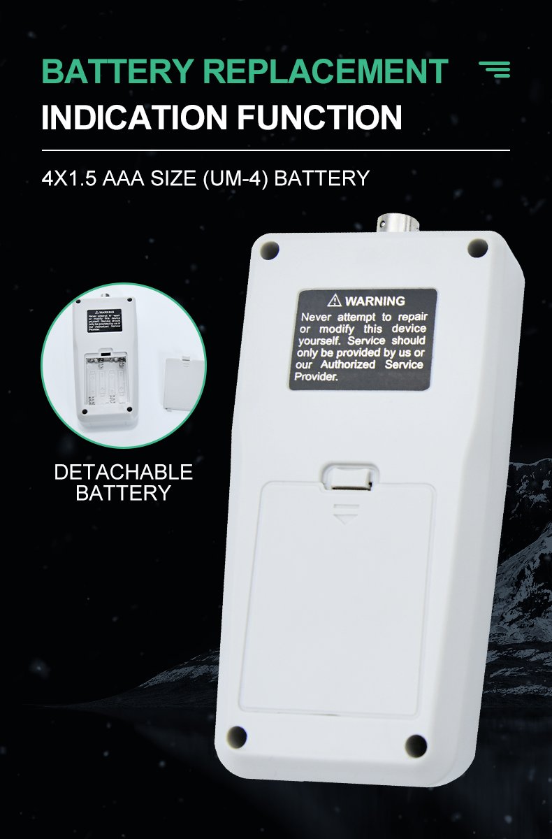 Textile Moisture Meter with Memory – KMS680T – detailed specification image