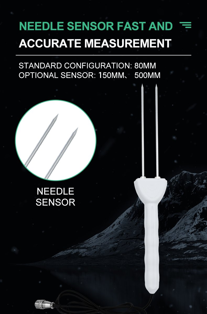 Textile Moisture Meter with Memory – KMS680T – detailed specification image