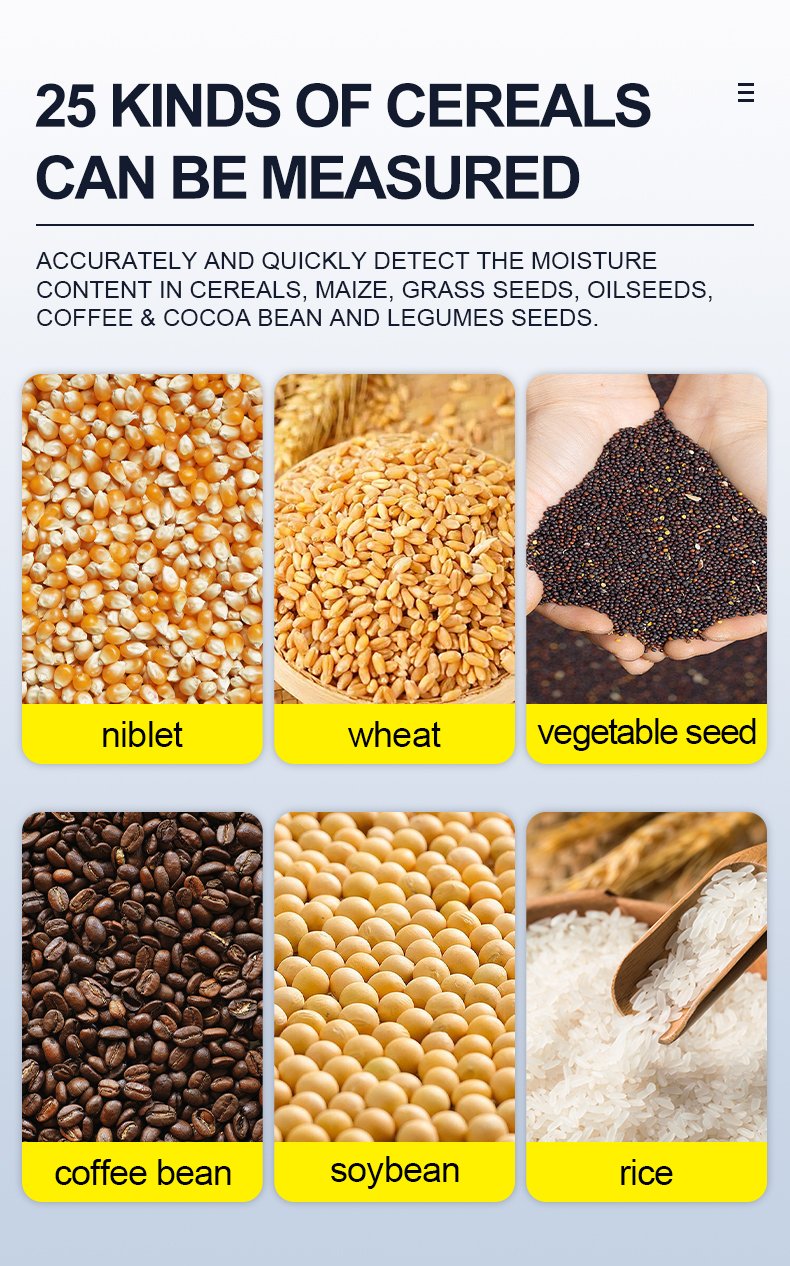 Smart Storage Grain Moisture Meter – MG-Pro – detailed specification image