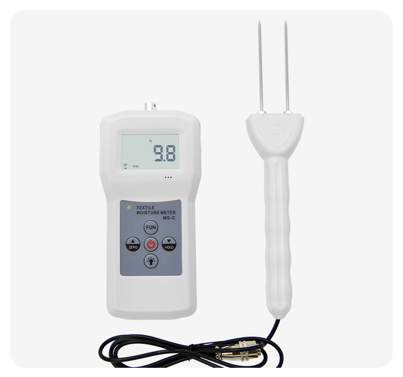 Textile Moisture Meter for Garment & Wool – MS-C Textile Moisture Meter for Garment & Wool – MS-C – detailed specification image