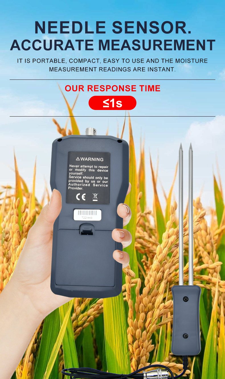 Grain Moisture Meter with 36 Crop Codes – MS-G – detailed specification image