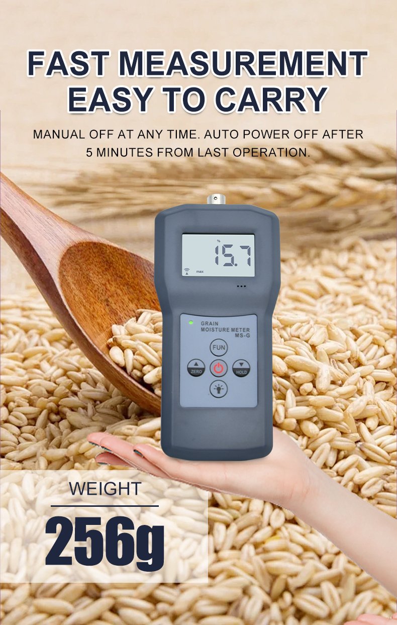 Grain Moisture Meter with 36 Crop Codes – MS-G – detailed specification image