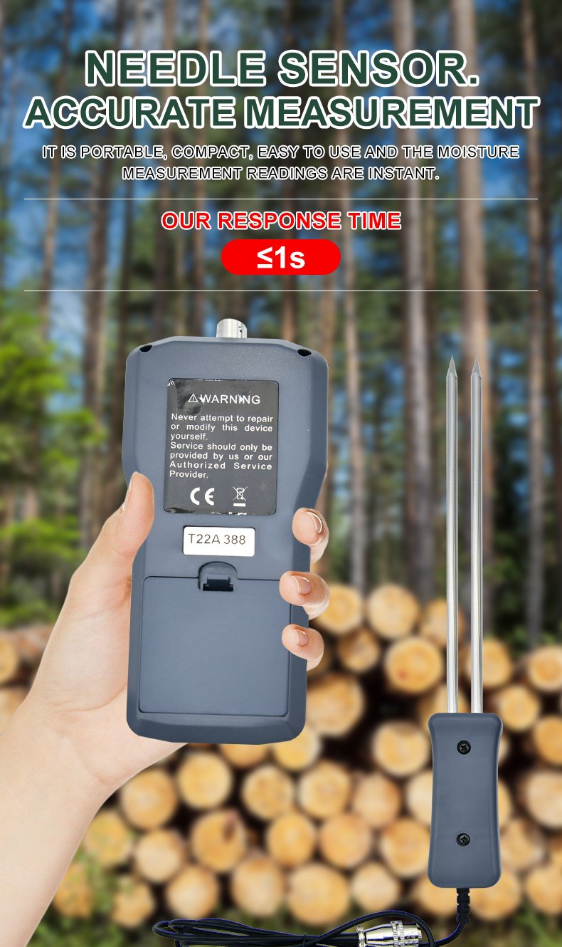 Sawdust & Wood Moisture Meter, Separate Probe – MS-W – detailed specification image