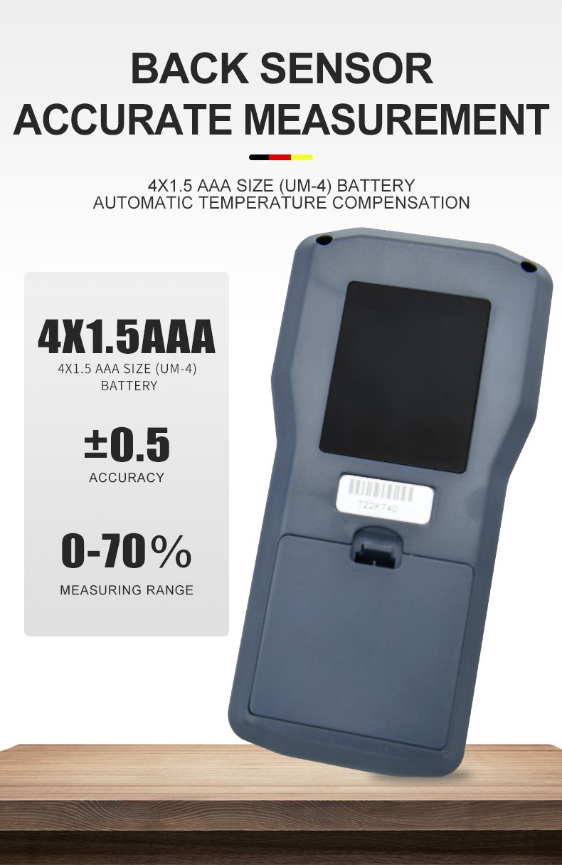 Concrete Moisture Meter, Non-Invasive – MS300C – detailed specification image