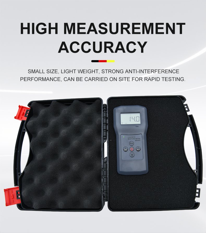 Concrete Moisture Meter, Non-Invasive – MS300C – detailed specification image