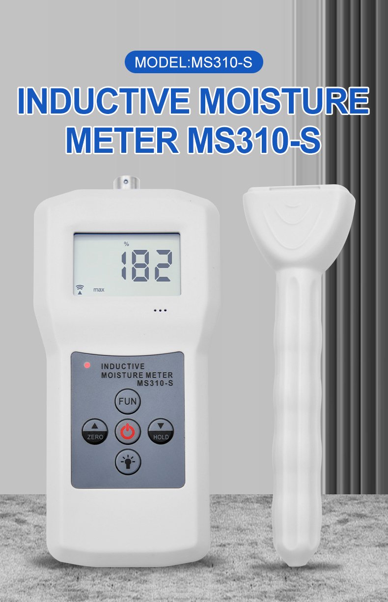 Inductive Moisture Meter with Split Probe – MS310-S – detailed specification image