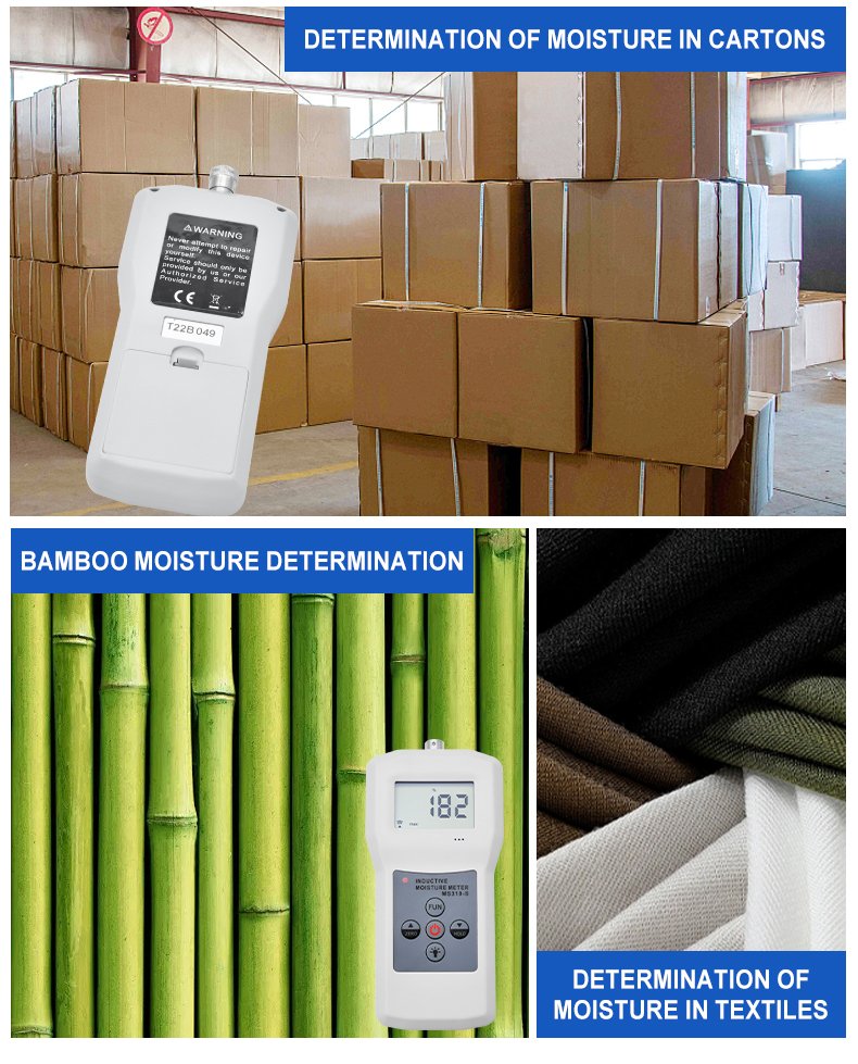 Inductive Moisture Meter with Split Probe – MS310-S – detailed specification image