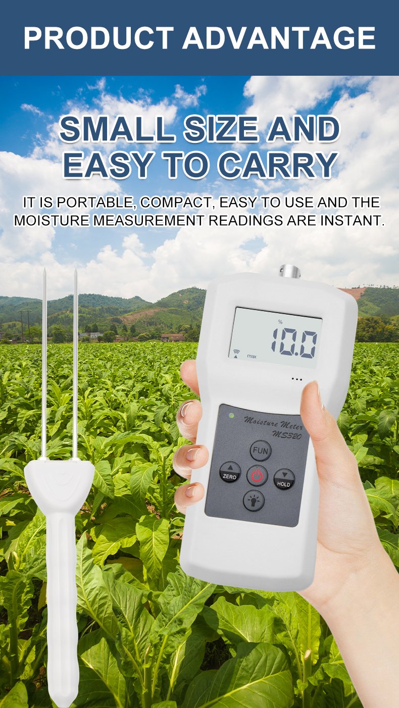 Tobacco Leaf Moisture Meter – MS320 Tobacco Leaf Moisture Meter – MS320 – detailed specification image