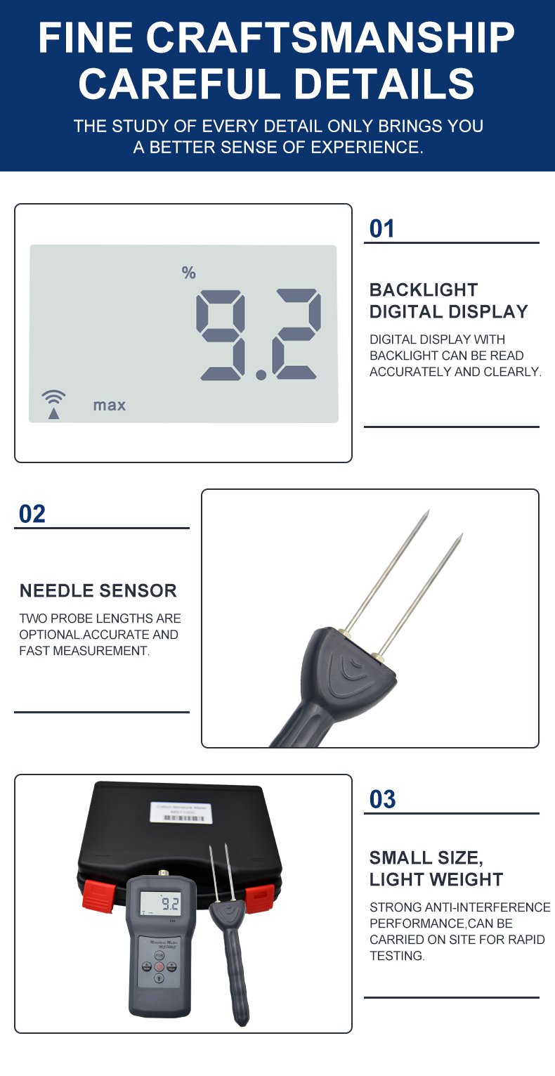 Cotton Bale Moisture Meter – MS7100C Cotton Bale Moisture Meter – MS7100C – detailed specification image