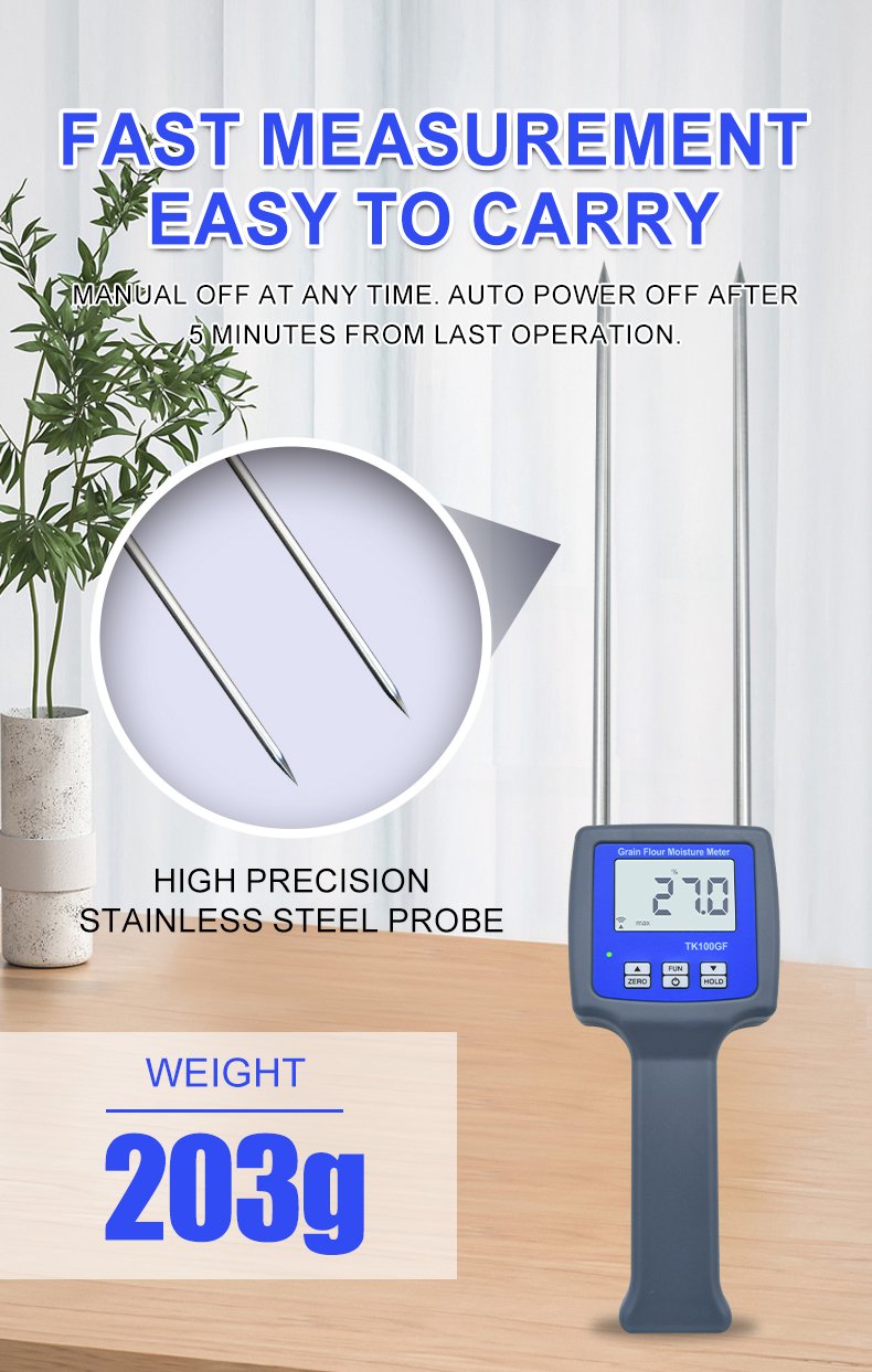 Grain Flour Moisture Meter – TK100GF – detailed specification image