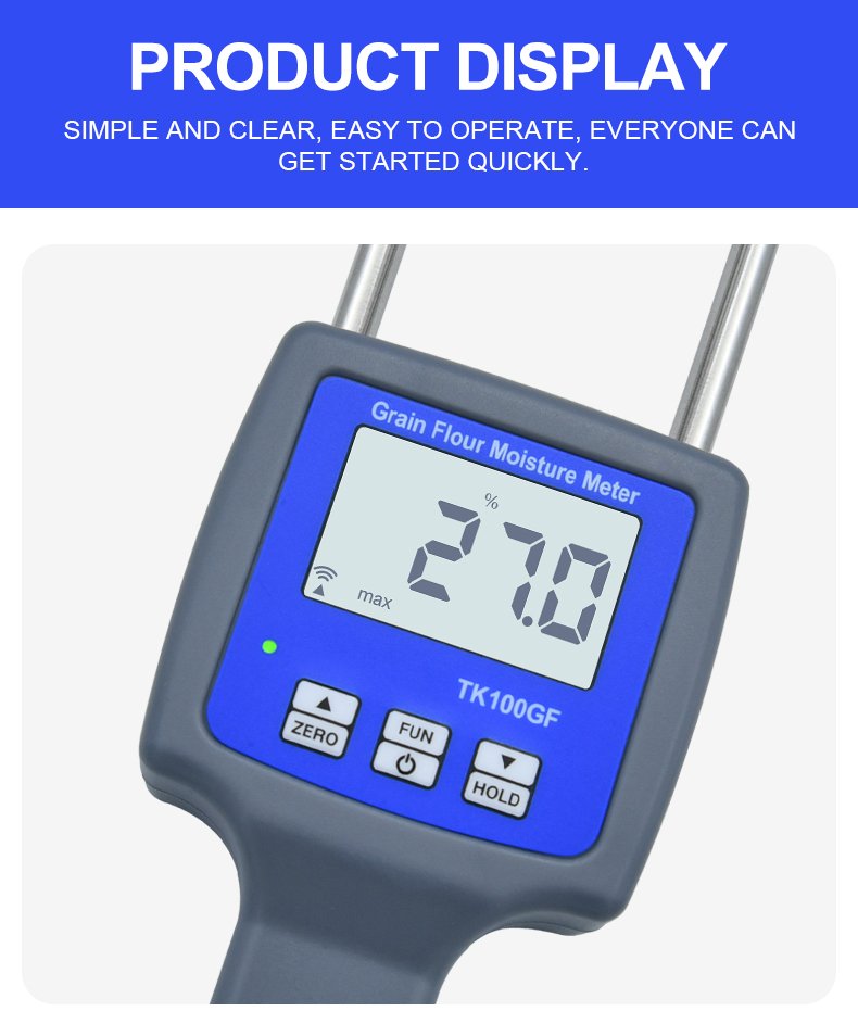 Grain Flour Moisture Meter – TK100GF – detailed specification image