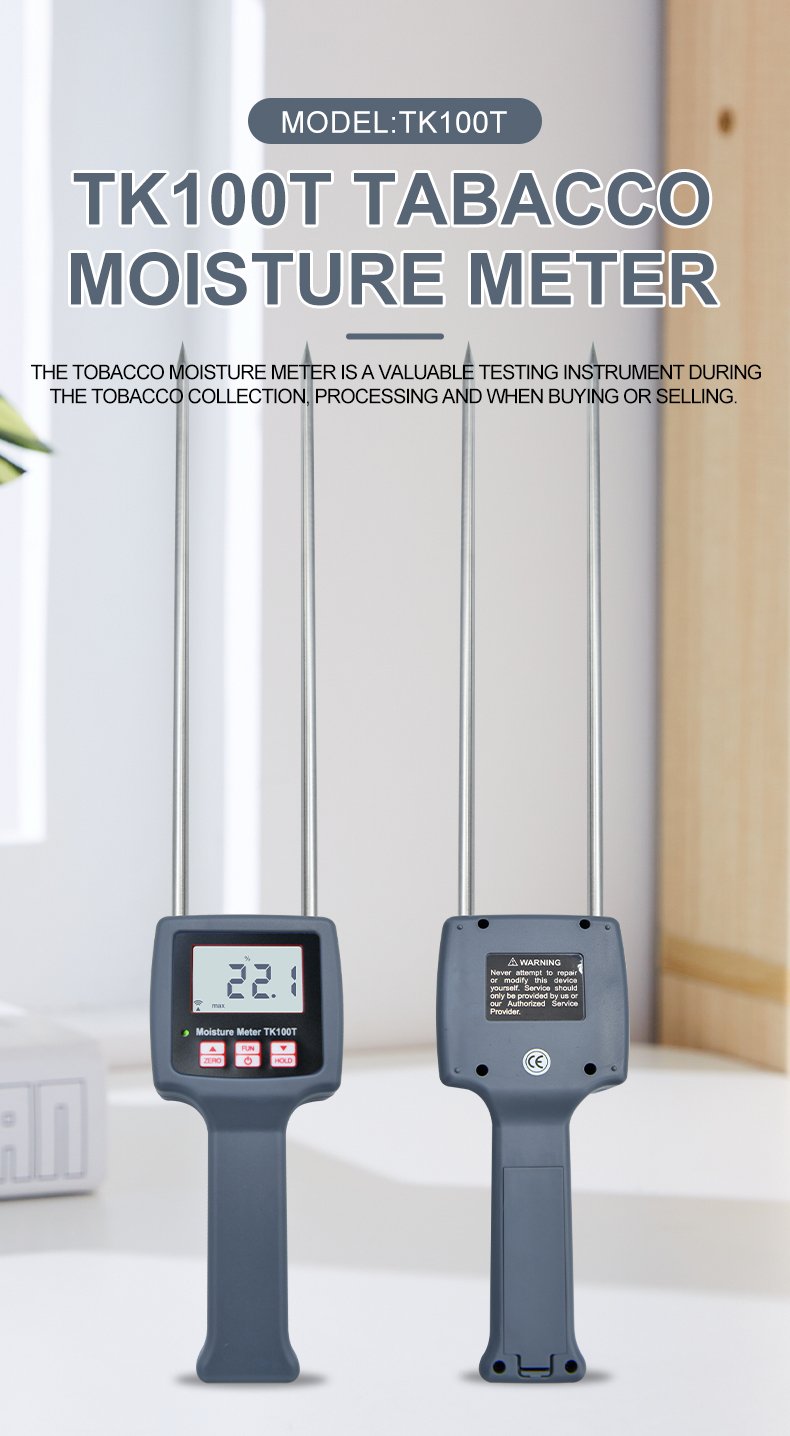 Tobacco Moisture Meter, Resistance Type – TK100T – detailed specification image