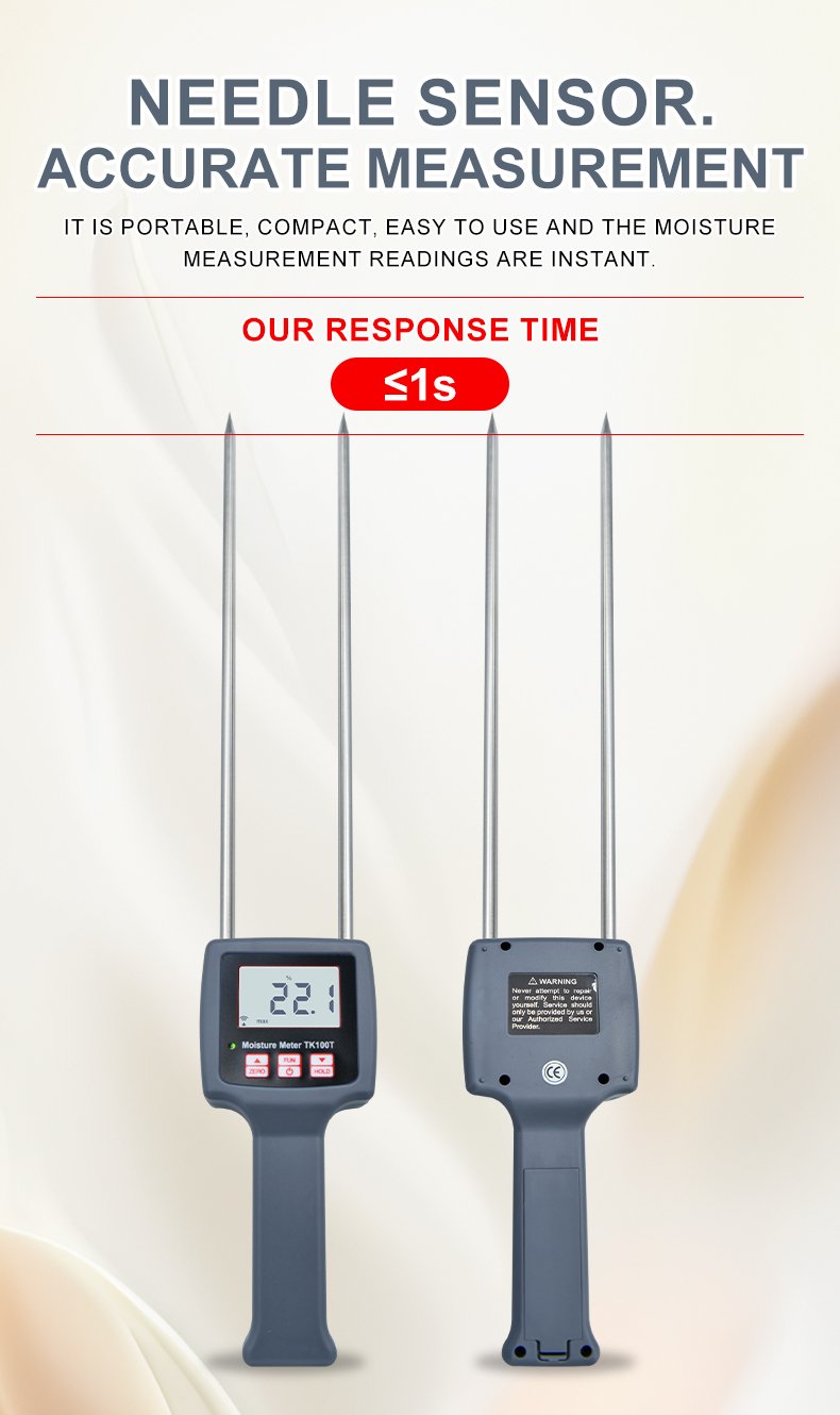 Tobacco Moisture Meter, Resistance Type – TK100T – detailed specification image