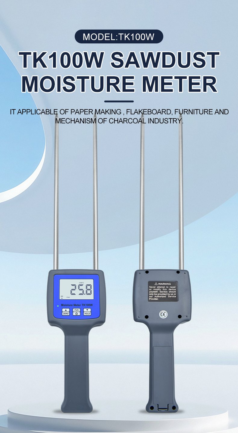 Sawdust & Wood Moisture Meter – TK100W – detailed specification image
