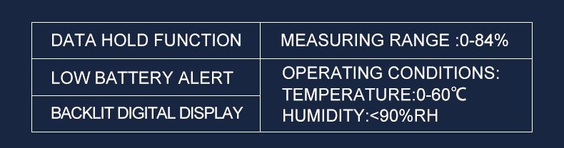 Sawdust & Wood Moisture Meter – TK100W – detailed specification image
