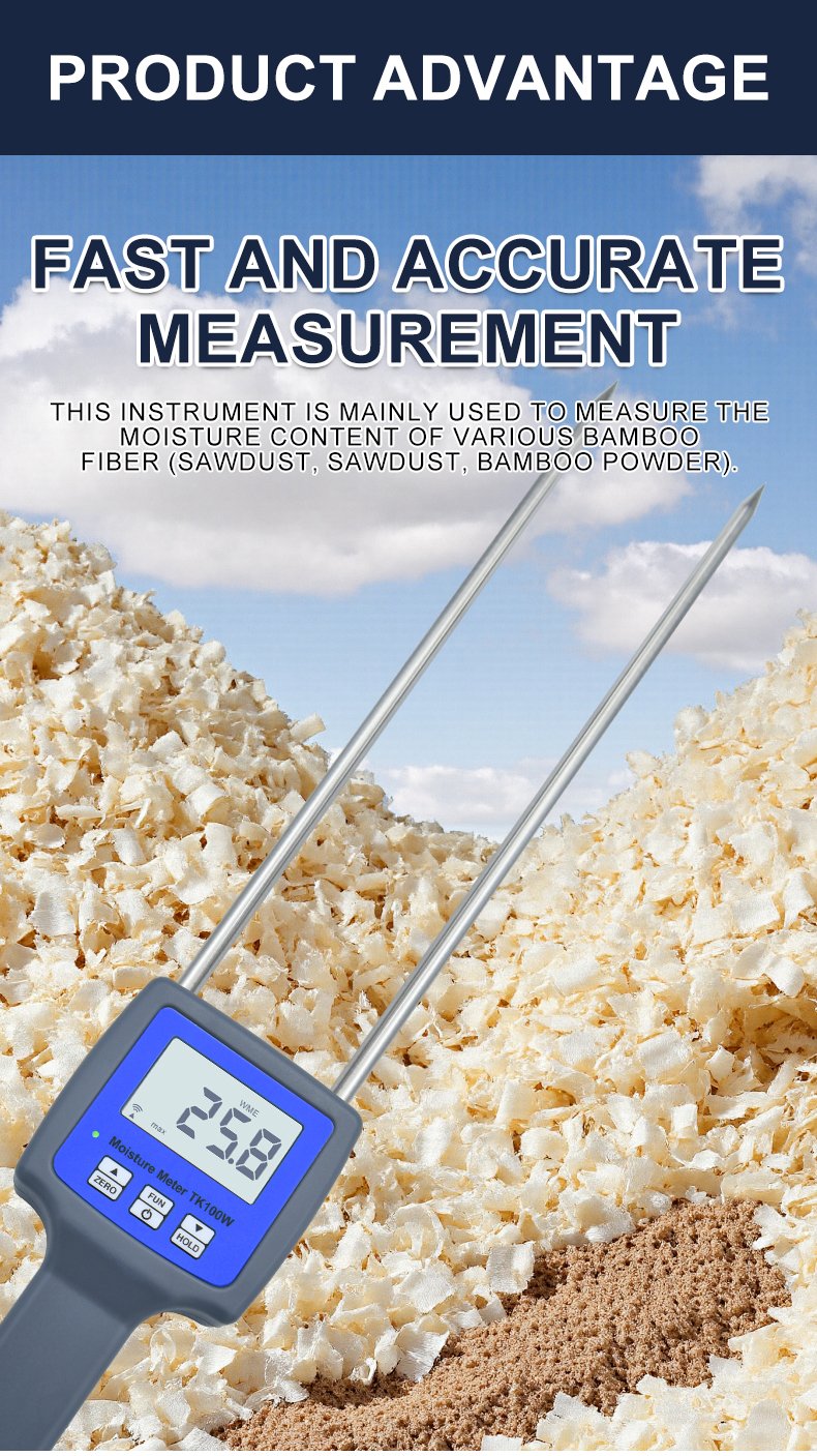 Sawdust & Wood Moisture Meter – TK100W – detailed specification image