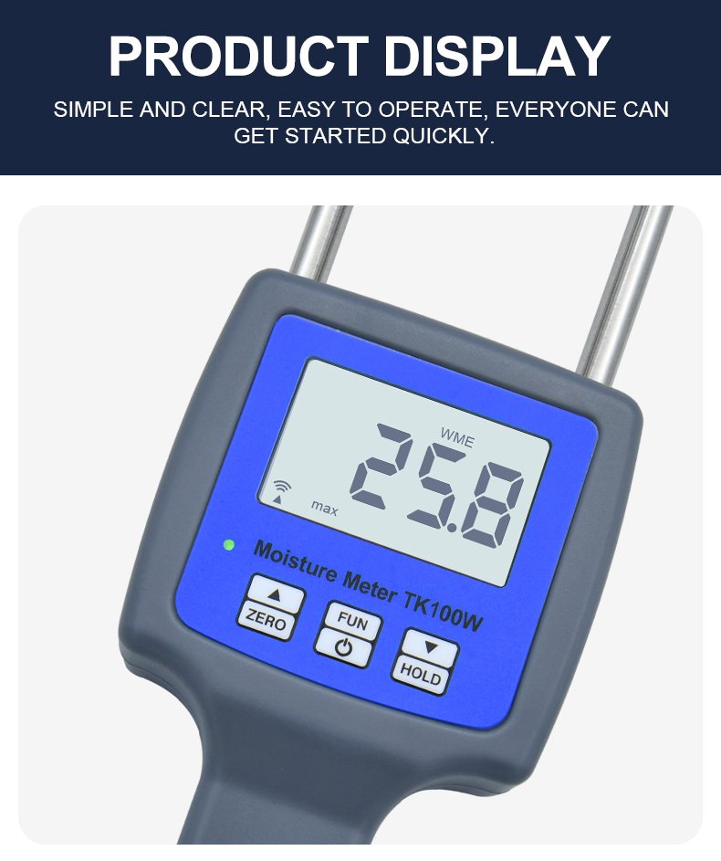Sawdust & Wood Moisture Meter – TK100W – detailed specification image