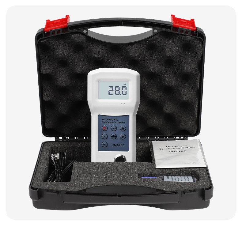 Ultrasonic Thickness Gauge, 1–280mm Range – UM6700 – detailed specification image
